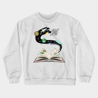 Galaxy Art Book Crewneck Sweatshirt